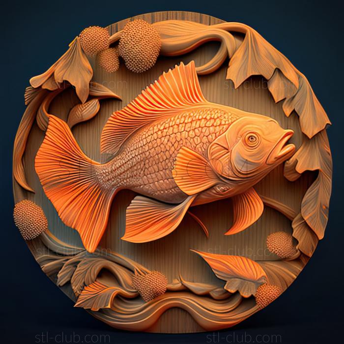 3D model st Oranda fish (STL)